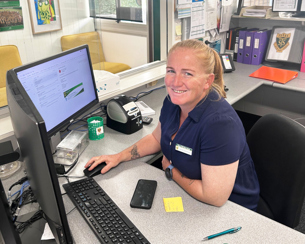 Sarah Johnstone is a new face in the office this year.