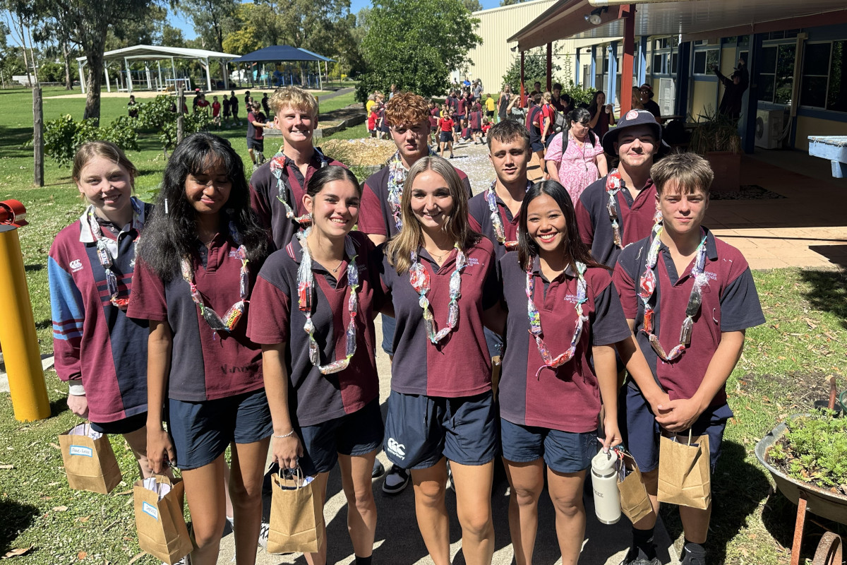L-R: Shae-leigh, Daphne, Aksel, Kaylah, Blake, Lilly, Tyson, Yanisa, Slayde and Mitchell. Best wishes for the future.